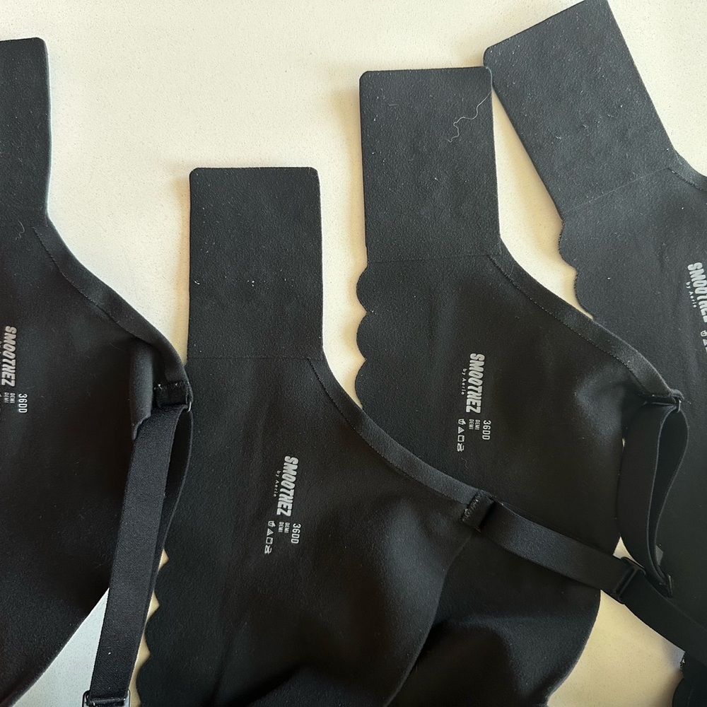 *4 Pack!* Aerie SMOOTHEZ Demi Lightly Lined Bra True Black 36DD - Picture 12 of 16